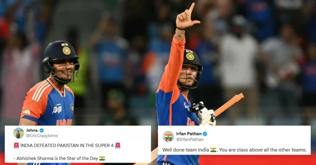 Asia Cup 2025: Fans go gaga as India openers Abhishek Sharma and Shubman Gill thrash Pakistan in Super 4 battle