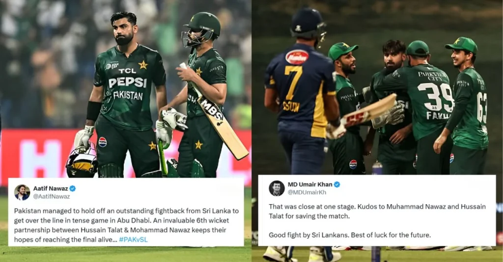 Fans react as Hussain Talat’s all-round brilliance keeps Pakistan alive in Asia Cup 2025 with Sri Lanka faces elimination threat Fans react as Hussain Talat’s all-round brilliance keeps Pakistan alive in Asia Cup 2025 with Sri Lanka faces elimination threat