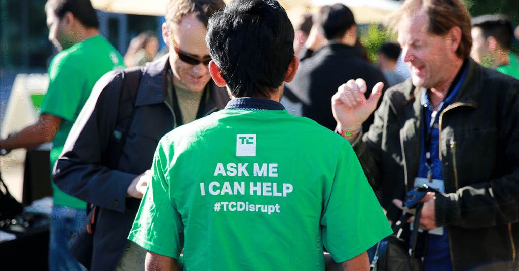 Get hands-on experience volunteering at Disrupt 2025