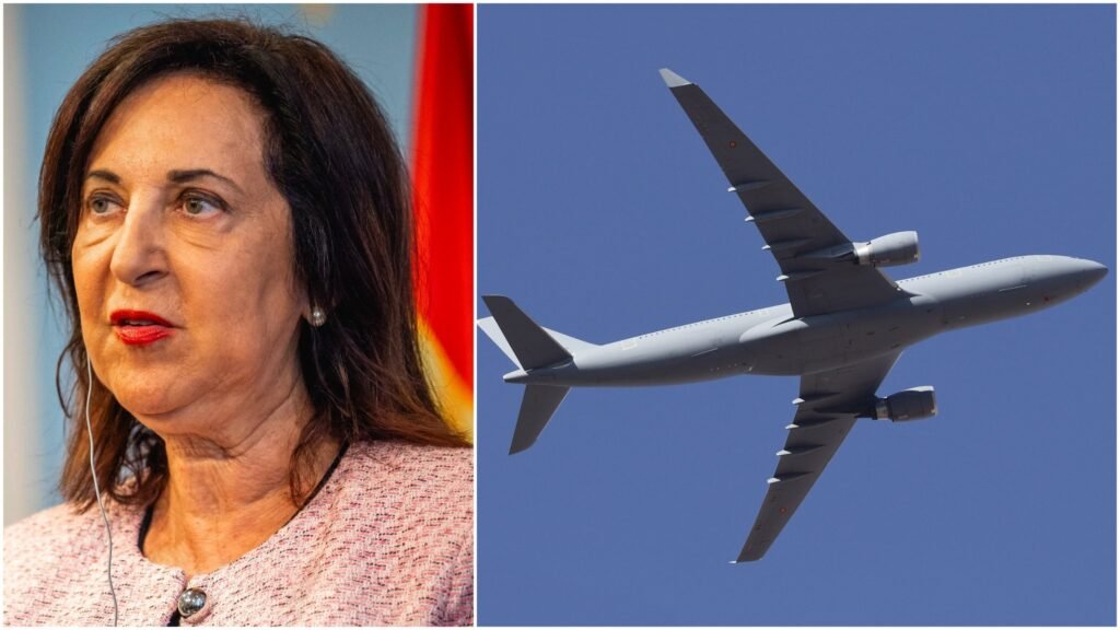Military jet carrying Spanish defence minister ‘suffers GPS interference’ near Russian territory – days after NATO airspace violations Military jet carrying Spanish defence minister ‘suffers GPS interference’ near Russian territory - days after NATO airspace violations
