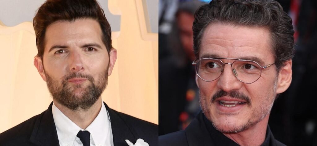 Pedro Pascal’s Awkward Emmy Hug With Adam Scott Goes Viral Pedro Pascal’s Awkward Emmy Hug With Adam Scott Goes Viral