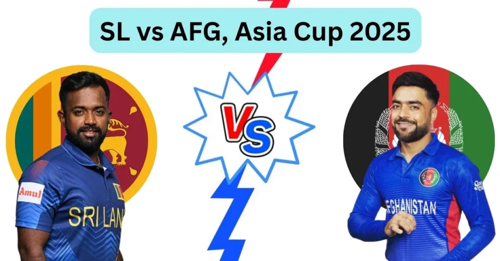 SL vs AFG, Asia Cup 2025 Match Prediction: Who will win today’s game between Sri Lanka and Afghanistan?