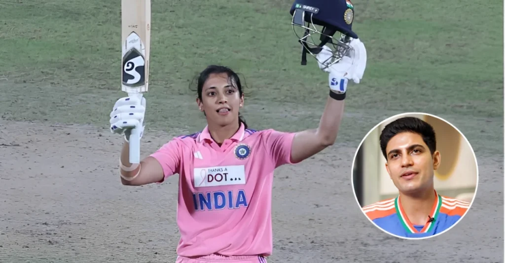 Smriti Mandhana’s batting reminds Shubman Gill of an Australian great