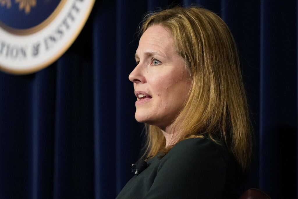 Supreme Court Justice Amy Coney Barrett tells Texas crowd why Roe v. Wade was wrong