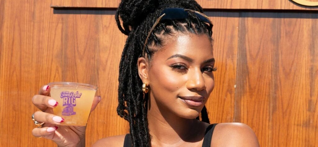 Taylor Rooks Keeps NFL Fans Hyped With Crown Royal Rig