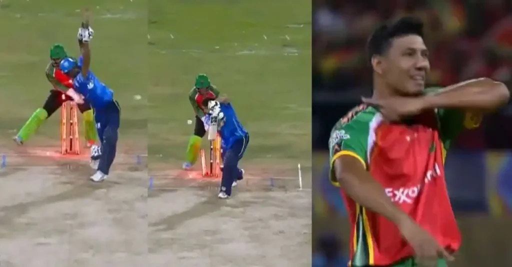WATCH: Gudakesh Motie cleans up Roston Chase and Tim David with back-to-back beauties in CPL 2025 Qualifier 1