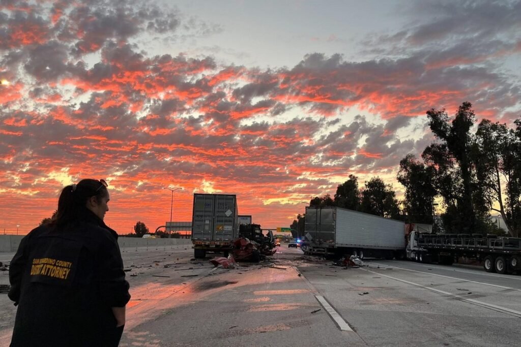 Deadly semitrailer crash in California renews federal criticism of immigrant truck drivers