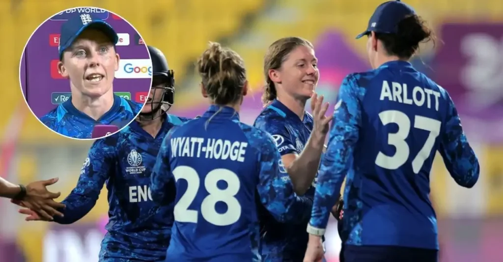 England’s Heather Knight opens up on her wicket reversal after close win against Bangladesh at Women’s World Cup 2025