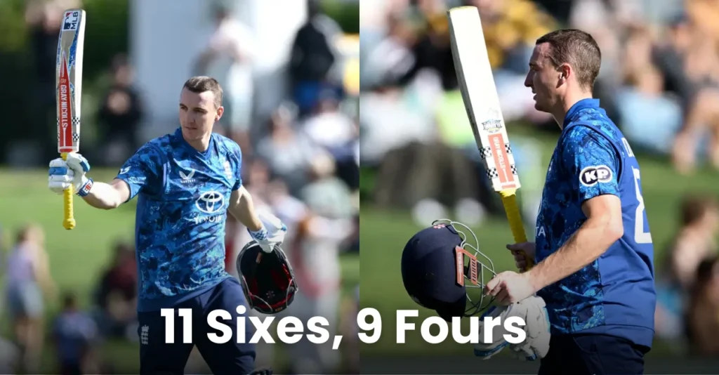 Harry Brook creates history with record-breaking century for England against New Zealand in 1st ODI at Bay Oval