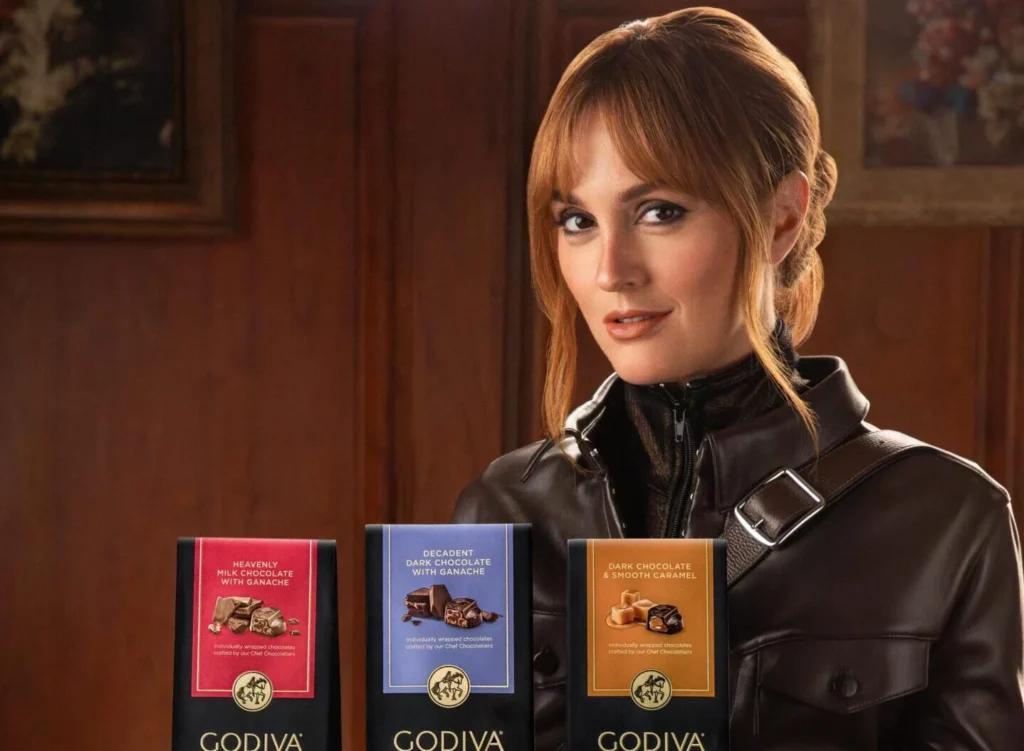 Leighton Meester Unveils Godiva Masterpiece Collection With Iconic Reference