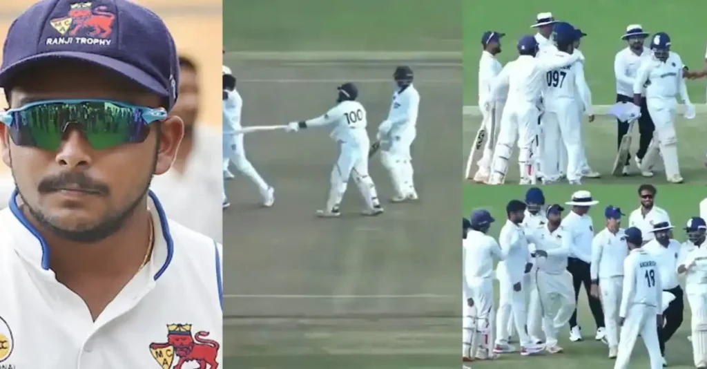 Prithvi Shaw apologises to Musheer Khan after on field altercation Prithvi Shaw apologises to Musheer Khan after on field altercation
