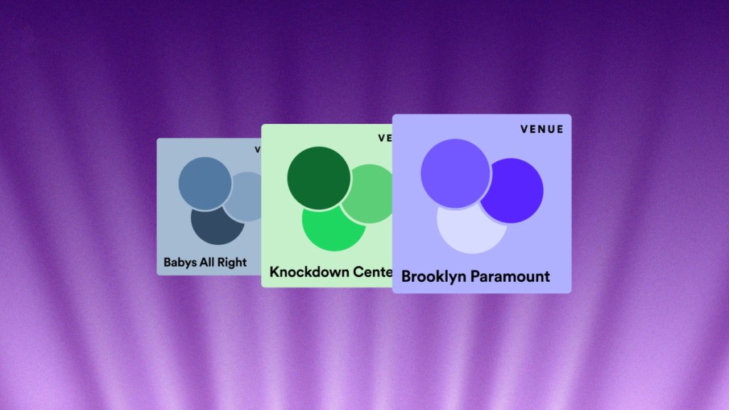 Spotify now lets you follow venues to get details on upcoming concerts Spotify now lets you follow venues to get details on upcoming concerts