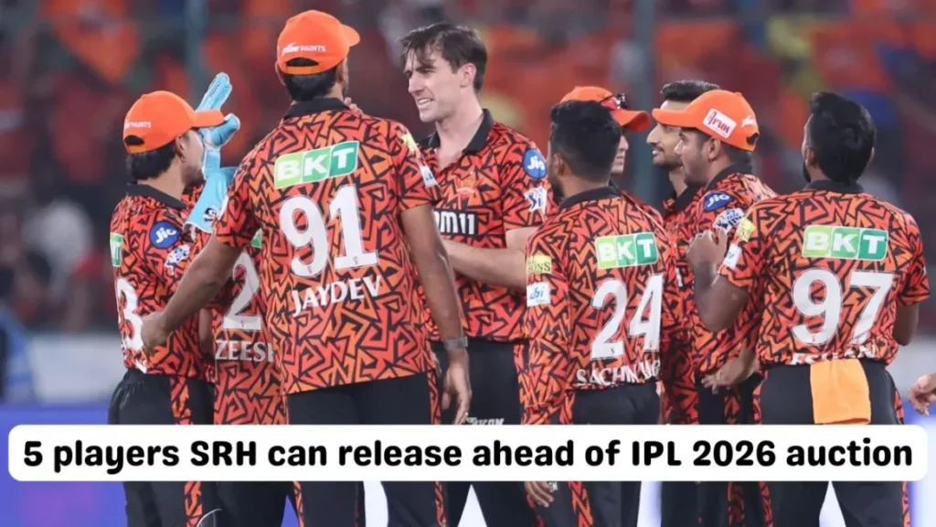 Sunrisers Hyderabad: 5 players SRH can release ahead of IPL 2026 auction Sunrisers Hyderabad: 5 players SRH can release ahead of IPL 2026 auction