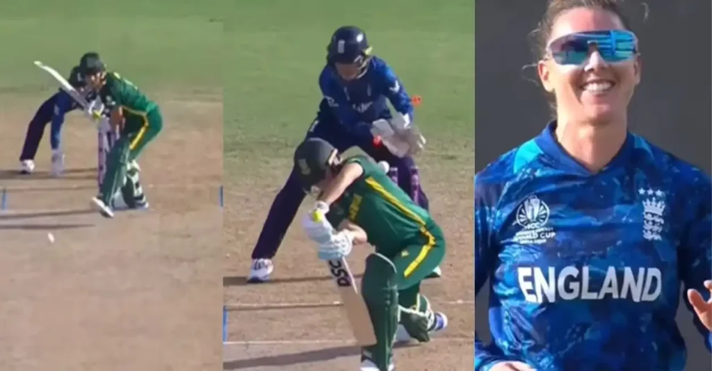 WATCH: Linsey Smith bowls a jaffa to clean up Marizanne Kapp in ENG vs SA Women’s World Cup clash