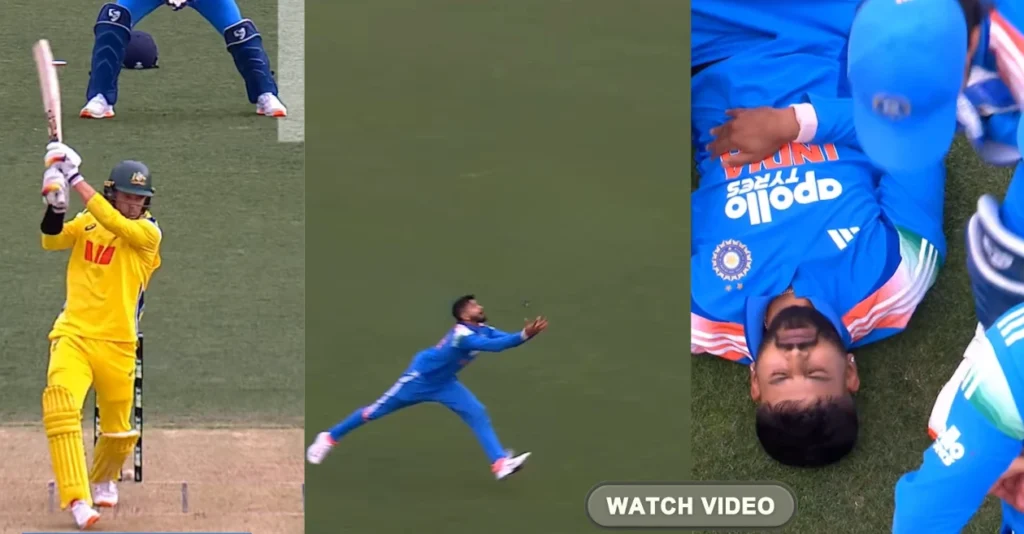 WATCH: SUPERMAN Shreyas Iyer pulls off stunning catch to dismiss Alex Carey, injures himself in the process during AUS vs IND 3rd ODI