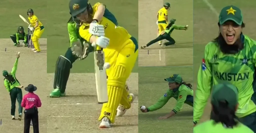 Women’s World Cup 2025 [WATCH]: Rameen Shamim pulls off a blinder to dismiss Georgia Wareham in AUS-W vs PAK-W match