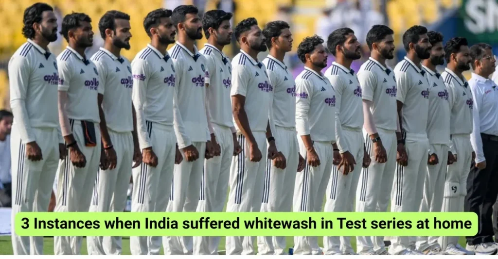 3 Instances when India suffered whitewash in Test series at home 3 Instances when India suffered whitewash in Test series at home