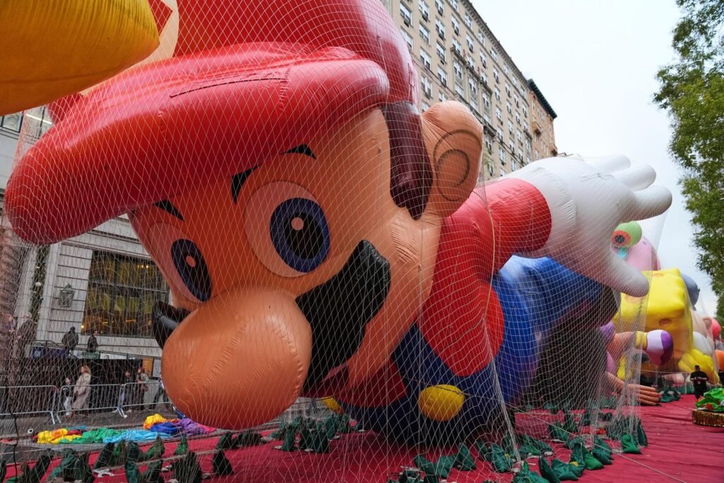 A welcome form of inflation: Balloons take shape for Macy's Thanksgiving Day Parade