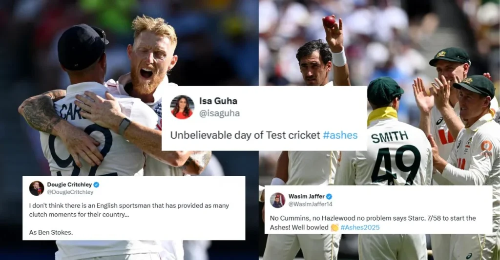 Ashes 2025-26: Ben Stokes rescues England against Australia after Mitchell Starc’s fiery spell as 19 wickets fall on Day 1 of Perth Test Ashes 2025-26: Ben Stokes rescues England against Australia after Mitchell Starc’s fiery spell as 19 wickets fall on Day 1 of Perth Test