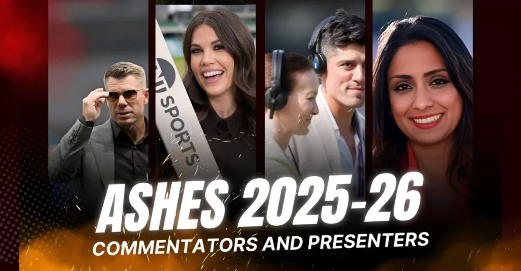 Ashes 2025-26: From Isa Guha, Becky Ives to David Warner, Alastair Cook – Here’s the full list of commentators and presenters for AUS vs ENG Test series Ashes 2025-26: From Isa Guha, Becky Ives to David Warner, Alastair Cook – Here’s the full list of commentators and presenters for AUS vs ENG Test series