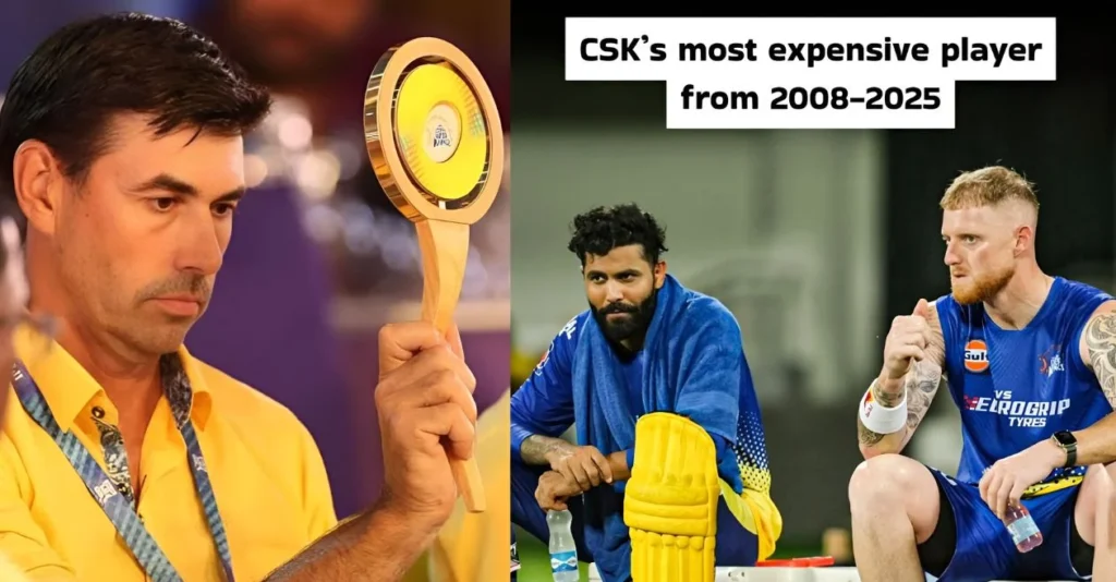 CSK’s most expensive players at each IPL Auction: From Ravindra Jadeja to Ben Stokes CSK’s most expensive players at each IPL Auction: From Ravindra Jadeja to Ben Stokes