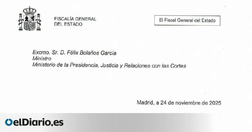 Consulta la carta de renuncia del fiscal general: "Es el momento de abandonar"