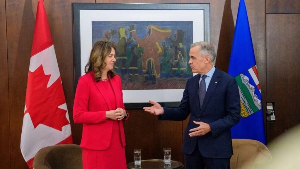 Danielle Smith doesn’t need a pipeline to Prince Rupert – she just needs Mark Carney to promise she can have one