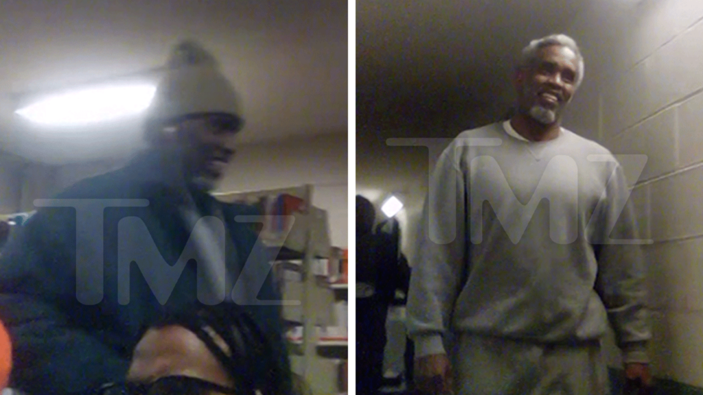 Diddy Works, Chats with Inmates in First Videos From Fort Dix Diddy Works, Chats with Inmates in First Videos From Fort Dix