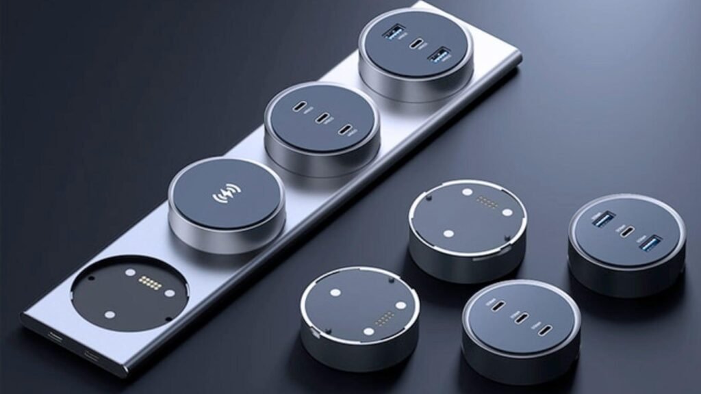 El accesorio definitivo para tu ordenador extiende los puertos con un sistema de módulos intercambiables con imanes El accesorio definitivo para tu ordenador extiende los puertos con un sistema de módulos intercambiables con imanes