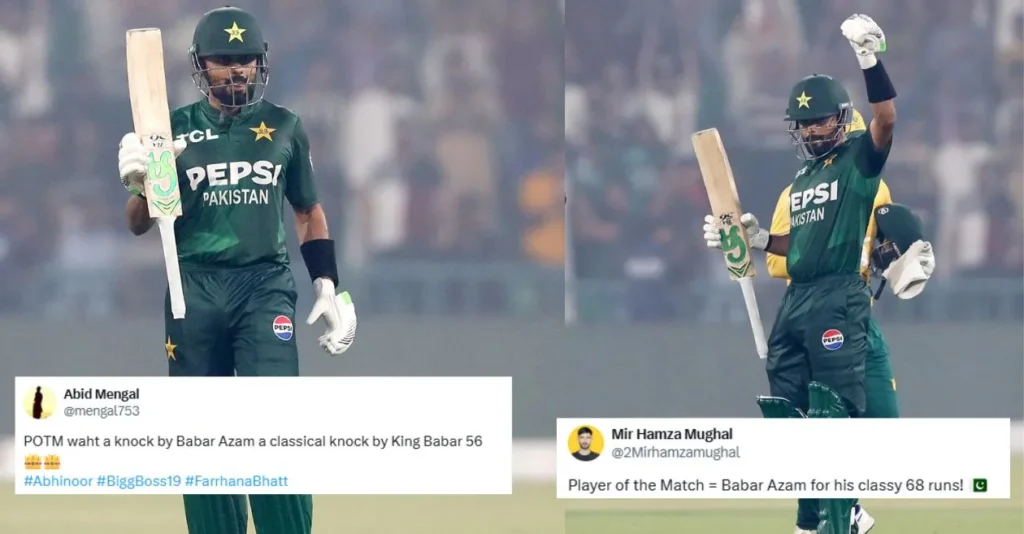 Fans go gaga as Babar Azam’s gritty knock guides Pakistan to thrilling T20I series win over South Africa Fans go gaga as Babar Azam’s gritty knock guides Pakistan to thrilling T20I series win over South Africa