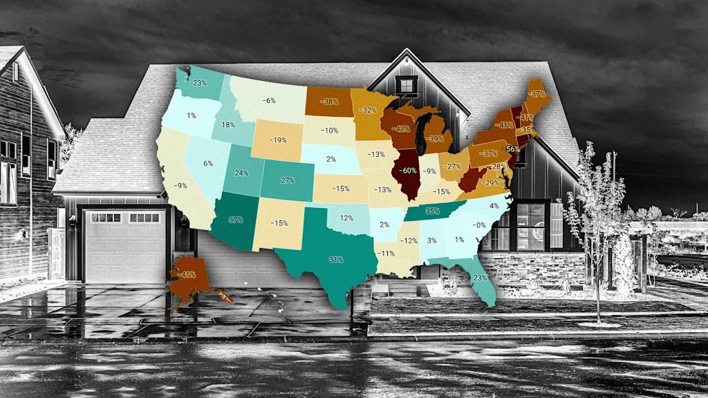 Housing market inventory shift: 17 states where buyers are winning back power Housing market inventory shift: 17 states where buyers are winning back power