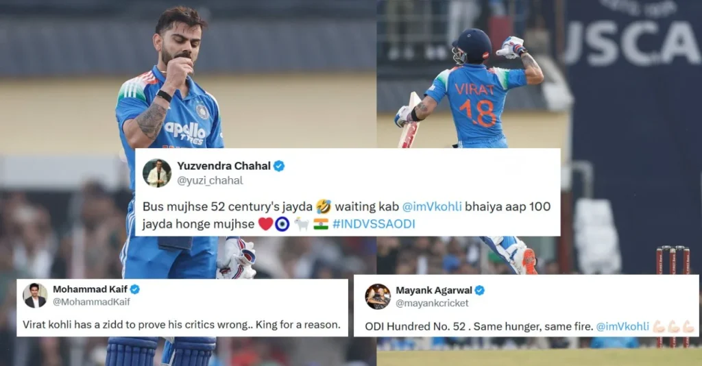 IND vs SA: Fans go gaga after Virat Kohli silences critics as he lights up Ranchi with his 52nd ODI hundred