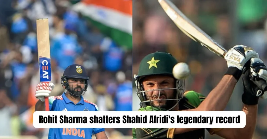 IND vs SA: Rohit Sharma shatters Shahid Afridi’s legendary record in the Ranchi ODI against South Africa IND vs SA: Rohit Sharma shatters Shahid Afridi’s legendary record in the Ranchi ODI against South Africa