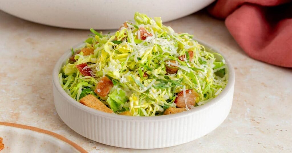 Shaved Brussels Sprouts Caesar Salad - Carmy