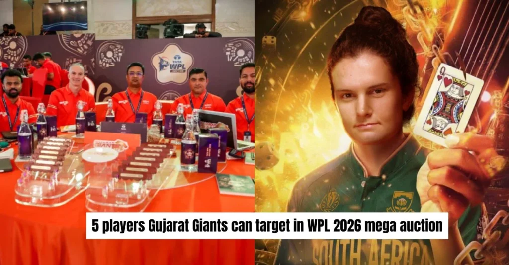 WPL 2026: 5 players Gujarat Giants can target in Women’s Premier League mega auction