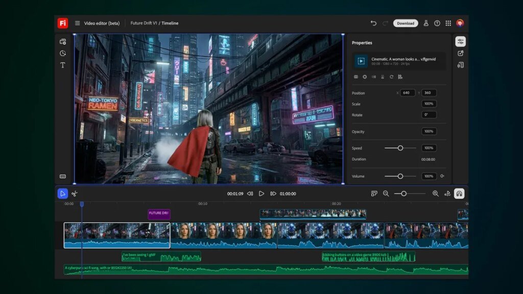Adobe Firefly now supports prompt-based video editing, adds more third-party models Adobe Firefly now supports prompt-based video editing, adds more third-party models