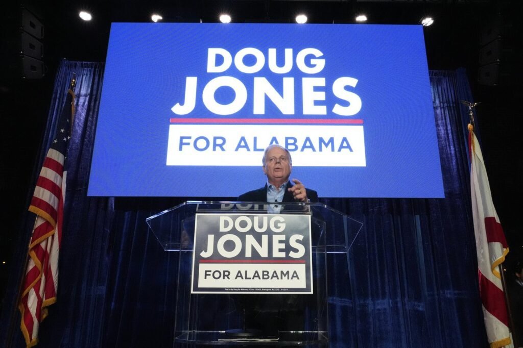 Democratic former Sen. Doug Jones launches campaign for Alabama governor Democratic former Sen. Doug Jones launches campaign for Alabama governor