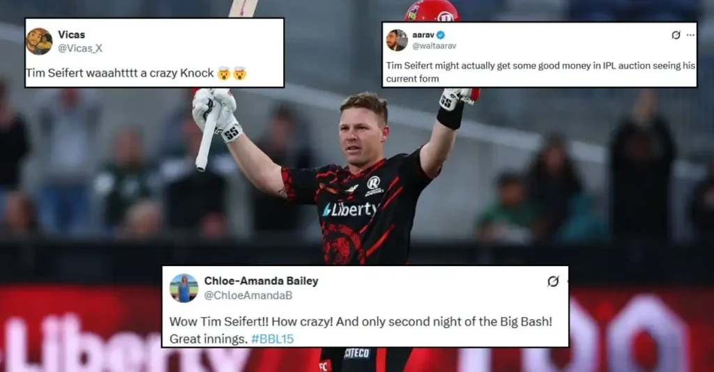 Fans go wild as Tim Seifert’s perfectly-timed BBL century sends strong message ahead of IPL 2026 auction Fans go wild as Tim Seifert’s perfectly-timed BBL century sends strong message ahead of IPL 2026 auction