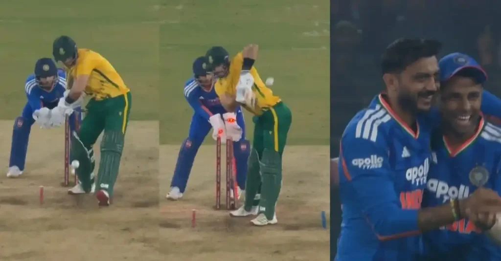 IND vs SA [WATCH]: Axar Patel cleans up Aiden Markram with a beauty in the first T20I