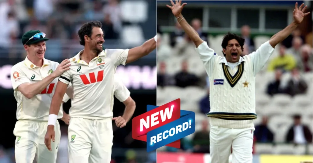 Most Test wickets taken by a left-arm pacer: Mitchell Starc breaks Wasim Akram’s 23-year-old record Most Test wickets taken by a left-arm pacer: Mitchell Starc breaks Wasim Akram’s 23-year-old record