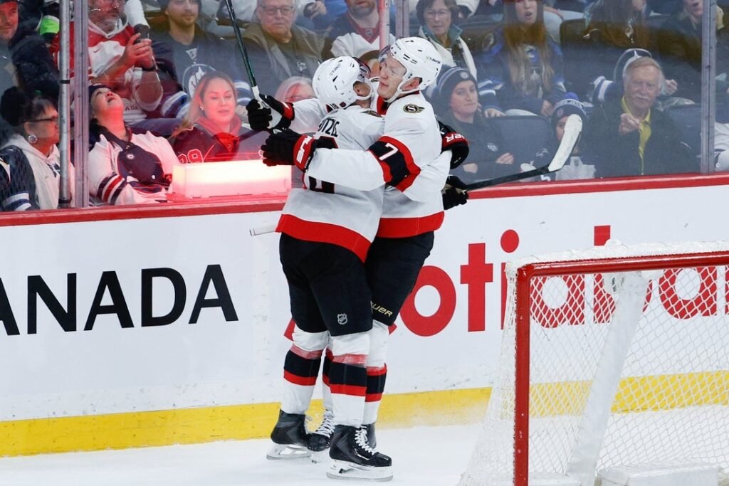 NHL roundup: Senators get late equalizer, top Jets in OT NHL roundup: Senators get late equalizer, top Jets in OT