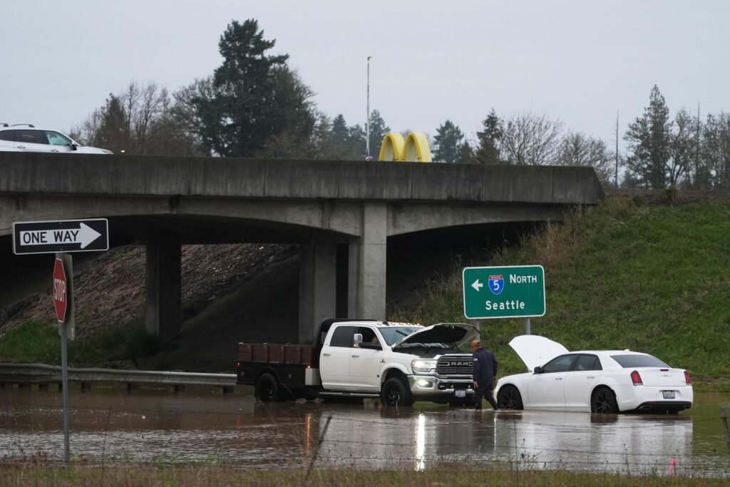 Tens of thousands in Washington state could face evacuations as rain continues to pound the region