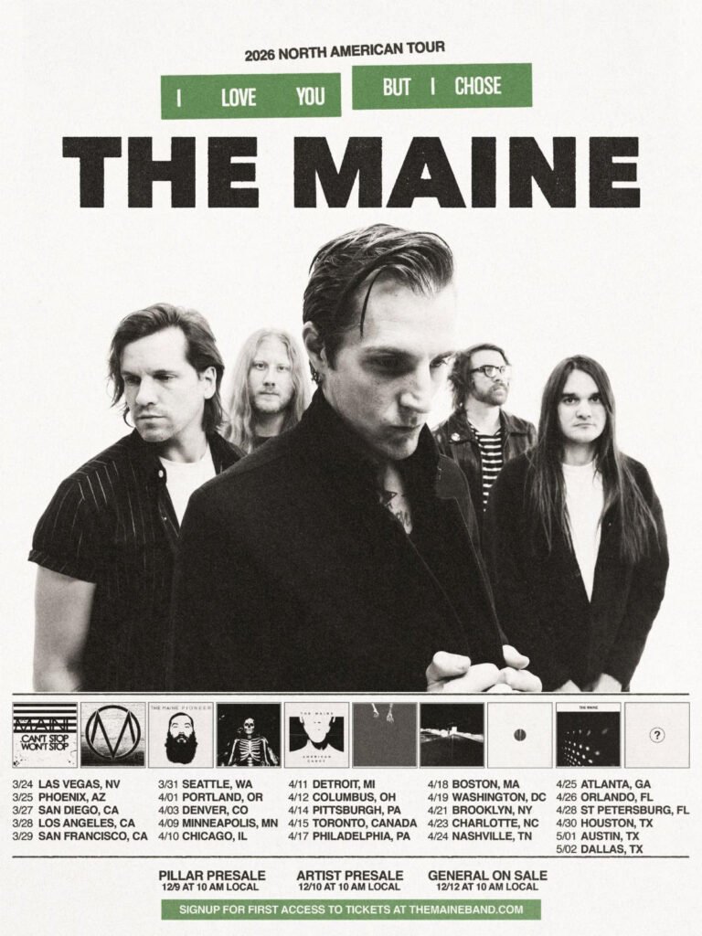 The Maine announce 2026 headline tour
