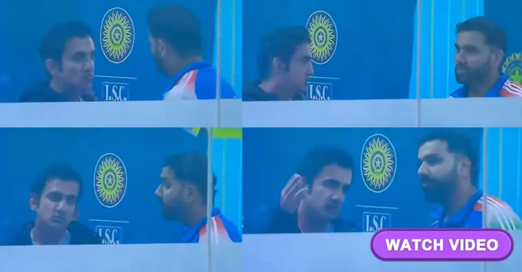 WATCH: Rohit Sharma and Gautam Gambhir engage in an animated discussion after India’s 1st ODI win against South Africa WATCH: Rohit Sharma and Gautam Gambhir engage in an animated discussion after India’s 1st ODI win against South Africa