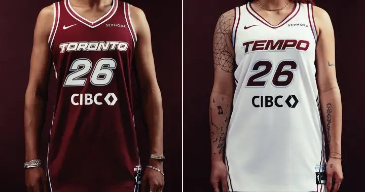 WNBA’s Toronto Tempo unveil uniforms for inaugural season WNBA’s Toronto Tempo unveil uniforms for inaugural season