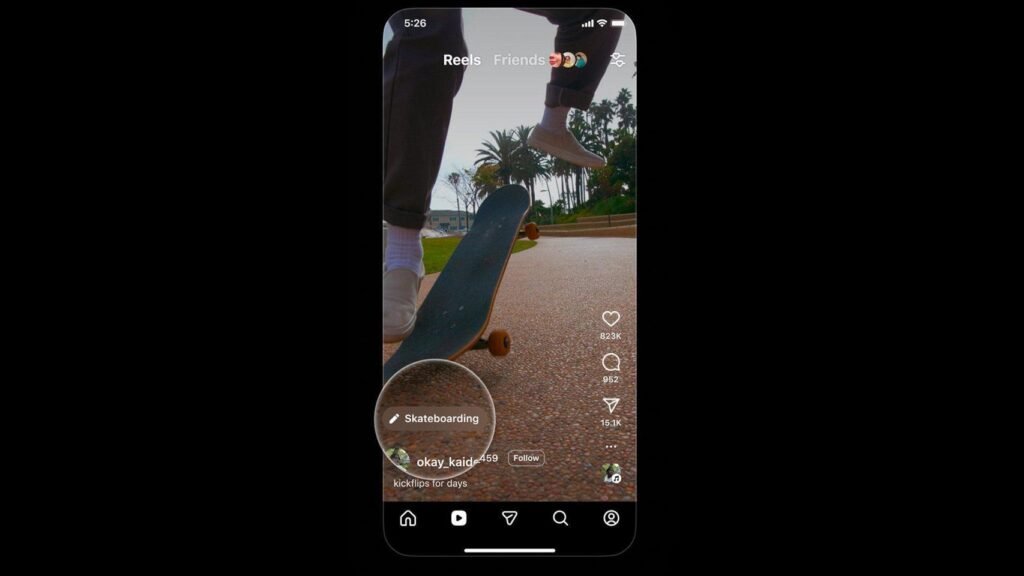 los usuarios por fin van a poder ajustar el algoritmo de recomendaciones de Reels