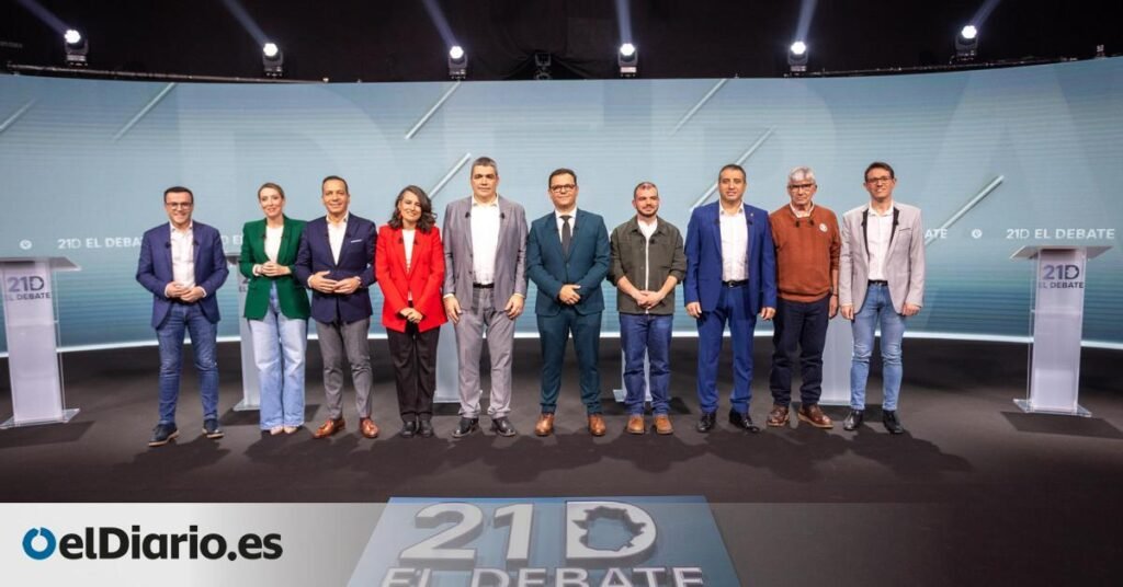más candidatos que ideas en el primer debate en Extremadura más candidatos que ideas en el primer debate en Extremadura