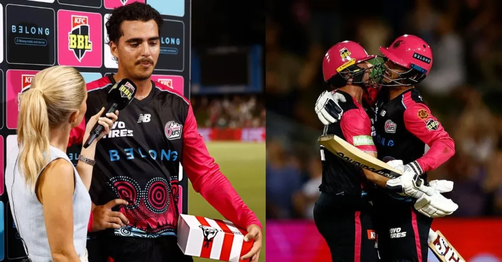 BBL|15: Joel Davies’ all-round brilliance guides Sydney Sixers past Brisbane Heat in a low scoring thriller