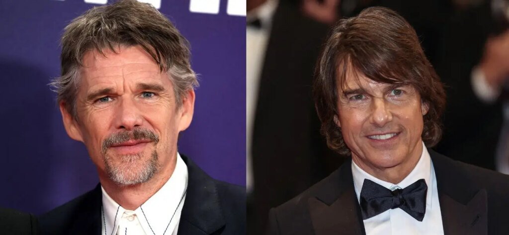 Ethan Hawke ‘Angry’ At Tom Cruise’s Death-Defying Stunts Ethan Hawke ‘Angry’ At Tom Cruise’s Death-Defying Stunts