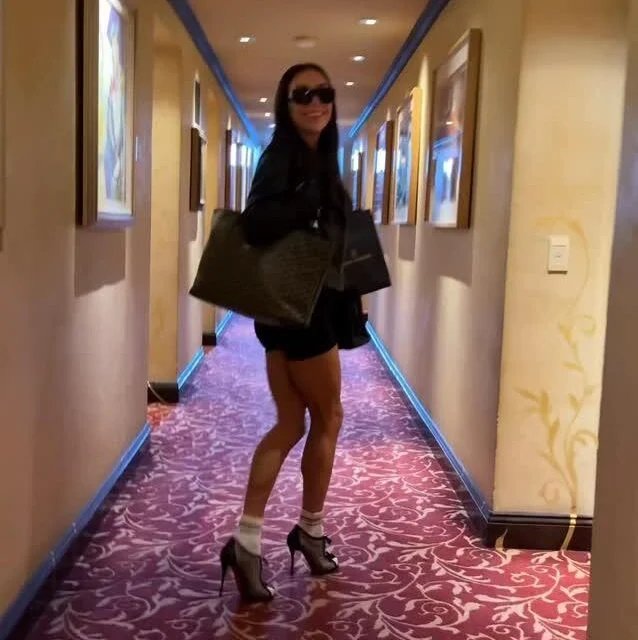 Jenna Johnson Chmerkovskiy Flaunts Legs In Heels And Socks After Night Out Jenna Johnson Chmerkovskiy Flaunts Legs In Heels And Socks After Night Out